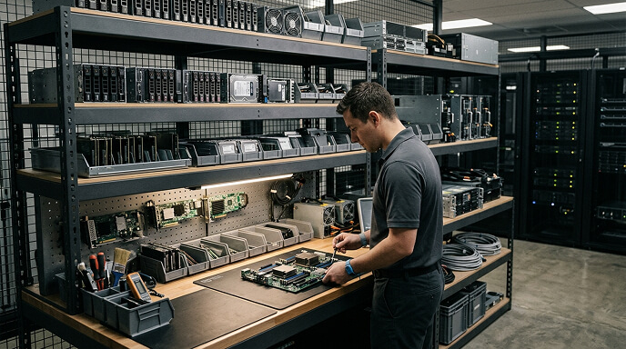 Резервни части и компоненти за сървъри